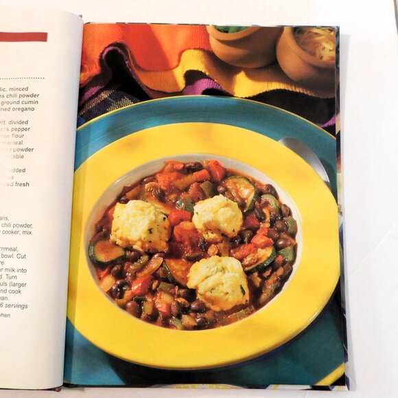 Easy Home Cooking Slow Cooker Recipes Cookbook Vintage 1997 HB Comfort Food - Picture 6 of 10